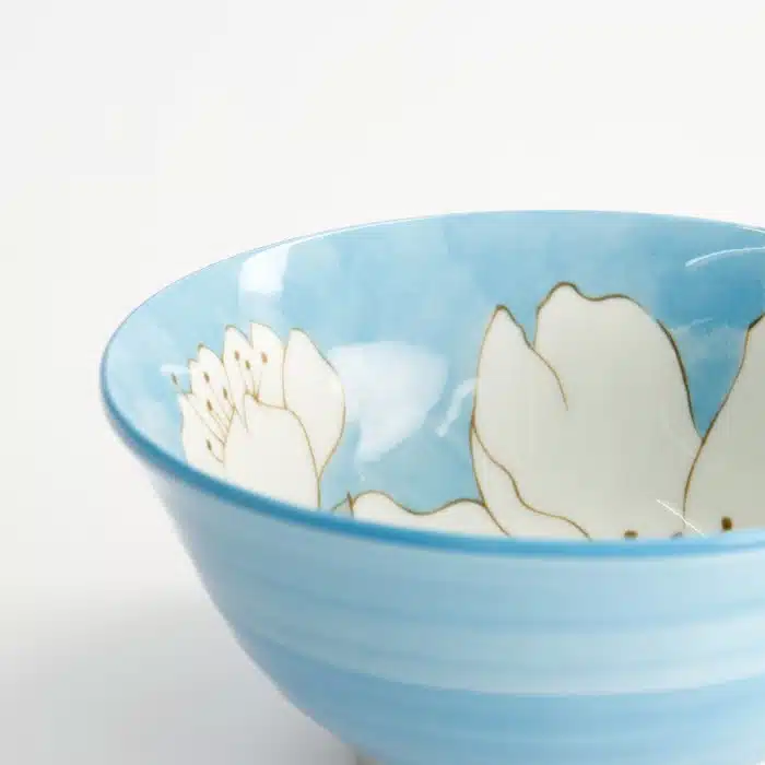 Tokyo Design Studio - Bowl - Sakura Blue - 15x7cm - 500ml - Image 4