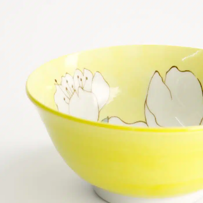 Tokyo Design Studio - Sakura - Bowl - Yellow - 15x7cm - 500ml - Image 4