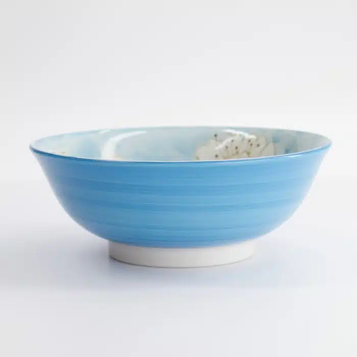 Tokyo Design Studio - Sakura - Ramen Bowl - Blue - 19.5x7.5cm - 1100ml - Image 3