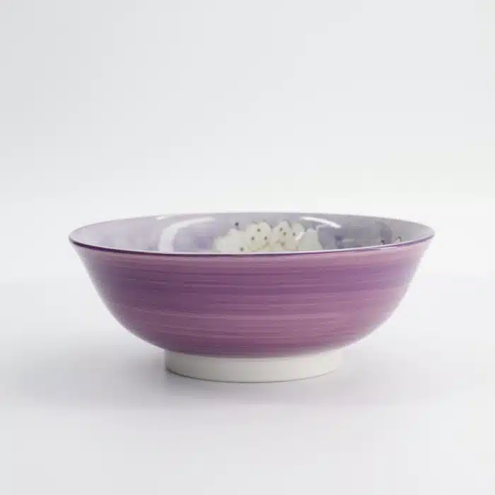 Tokyo Design Studio - Sakura - Ramen Bowl - Purple - 19.5x7.5cm - 1100ml - Image 4