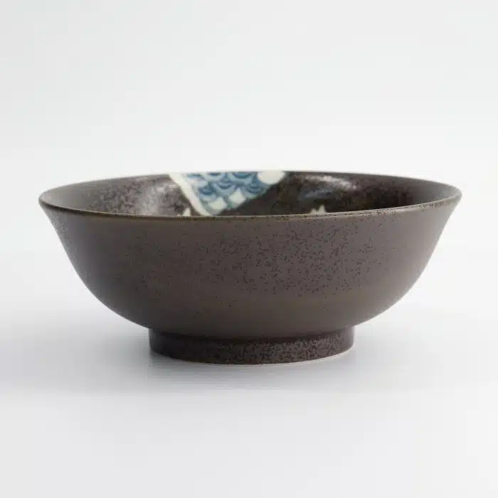 Tokyo Design Studio - Kawaii - Ramen Bowls - 19.5x7.5cm - Blowfish - Brown - Image 3