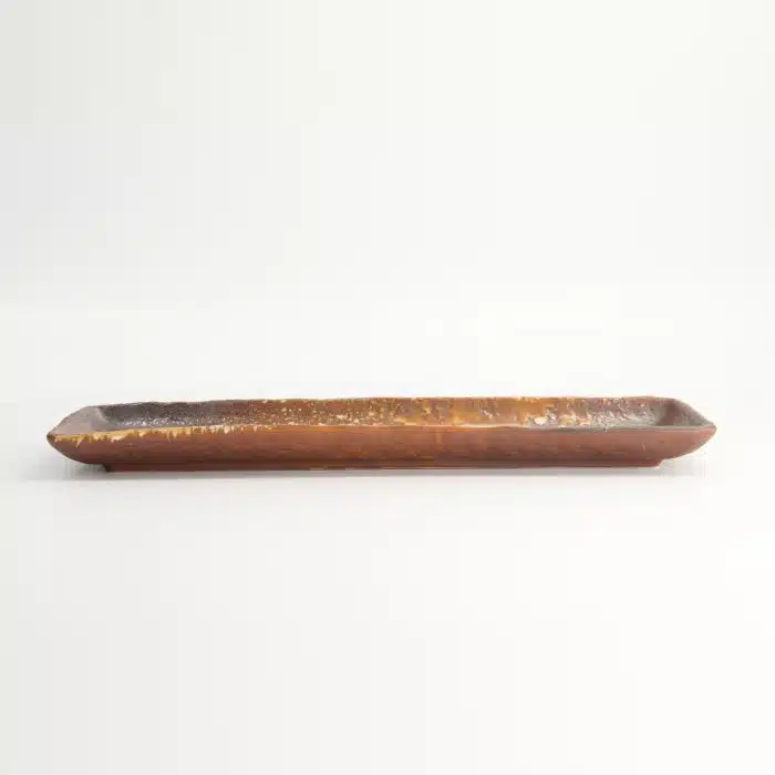 Tokyo Design Studio - Large Oval Plate - Brown/White - 33x10x2.5cm - Image 3