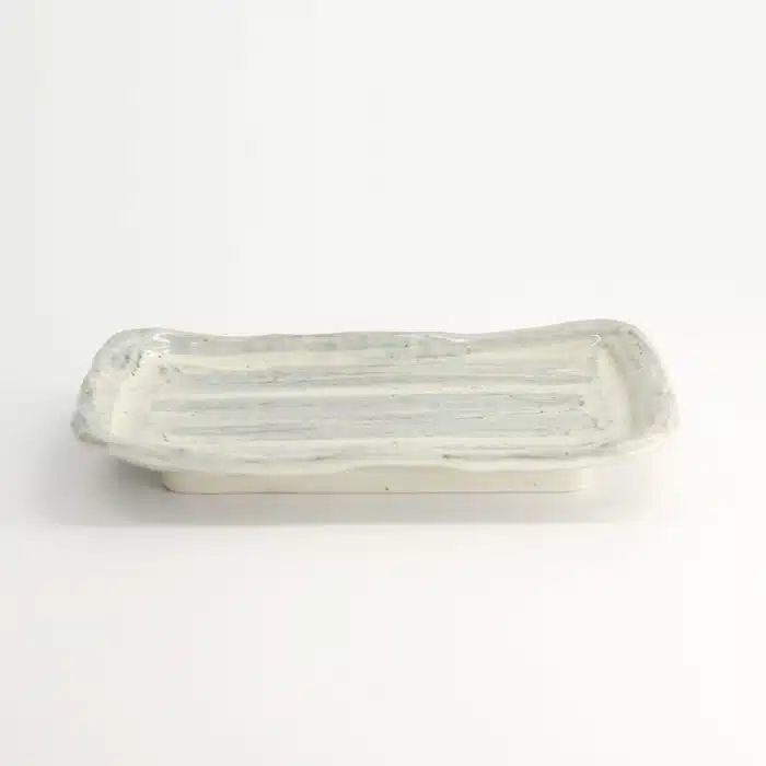 Tokyo Design Studio - Grote Plaat - Blauw/Wit - 21x13x3cm