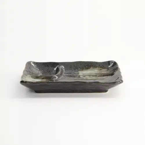 Tokyo Design Studio - Verdeelde Bord - Zwart - 17x11x2.5cm