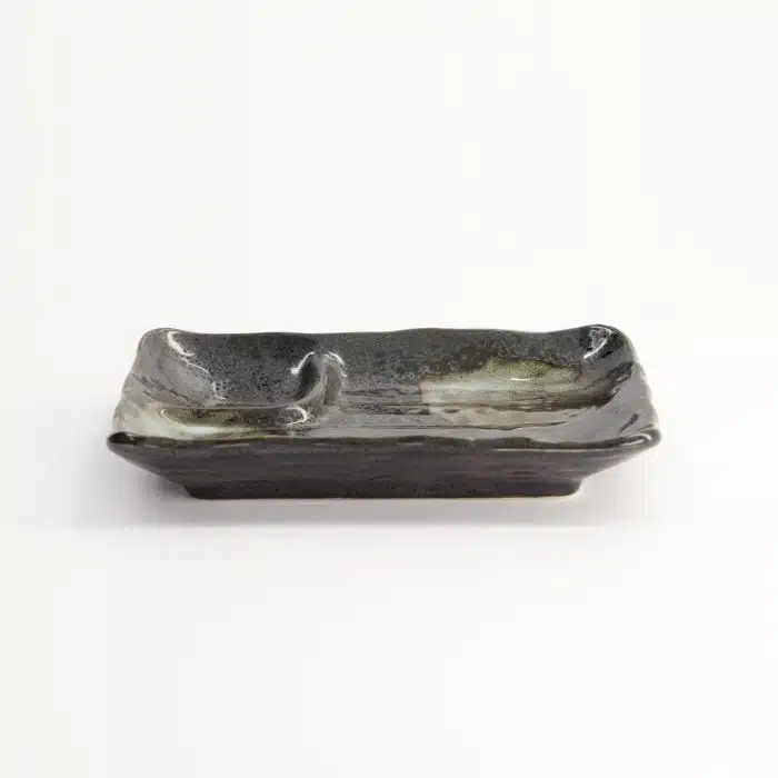 Tokyo Design Studio - Verdeelde Bord - Zwart - 17x11x2.5cm
