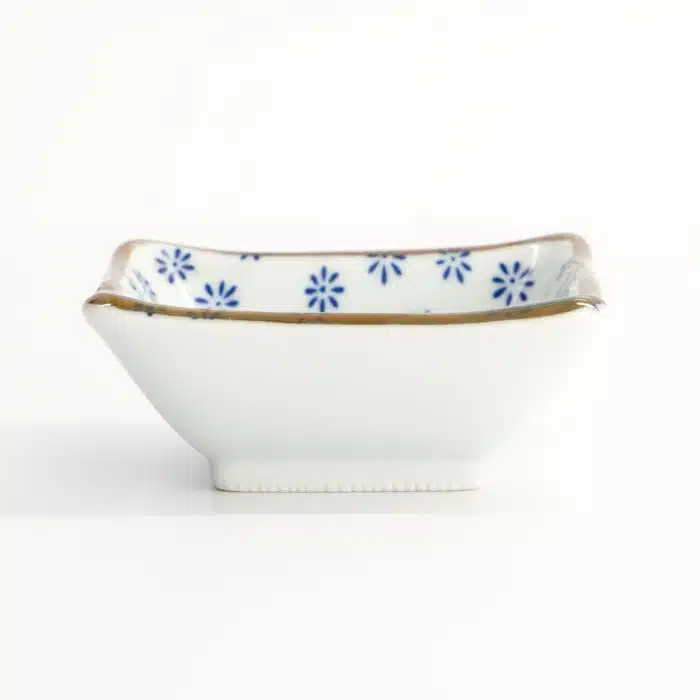 Japan Flower Mizu Square Dish - 8.5x3 cm - Image 3