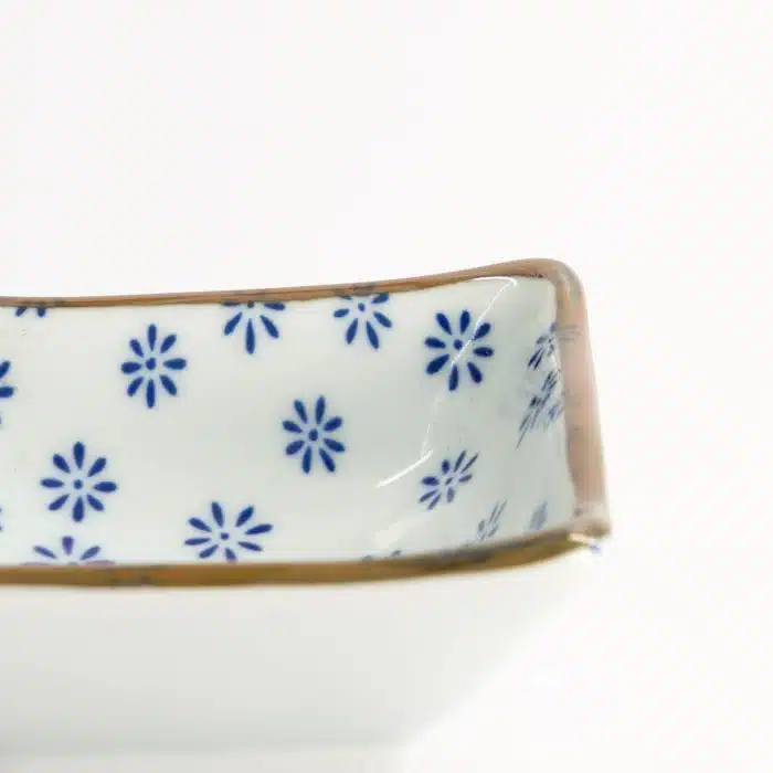 Japan Flower Mizu Square Dish - 8.5x3 cm - Image 2