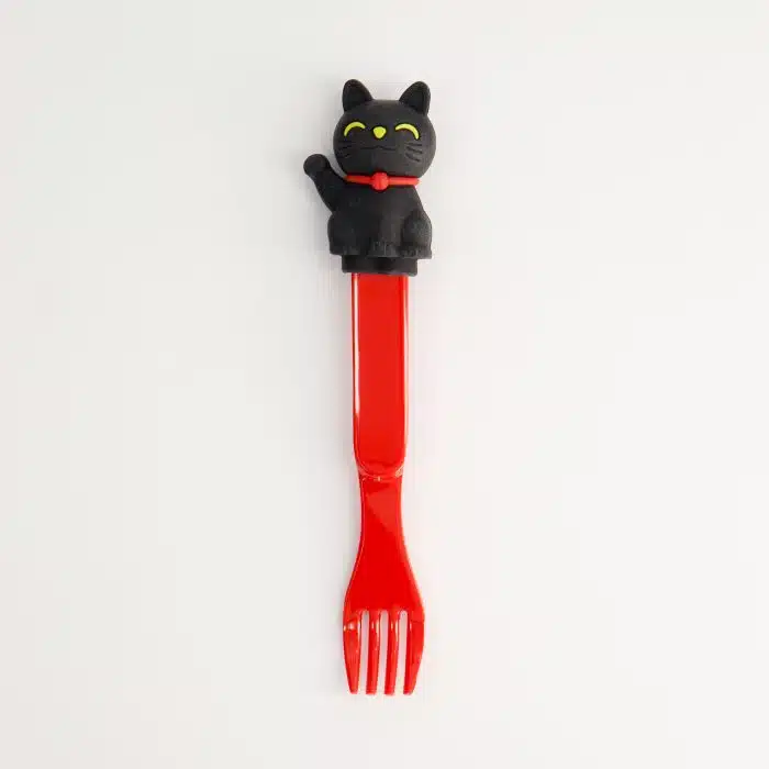 Children's Cat Fork - Black - 16.5 cm - Image 2