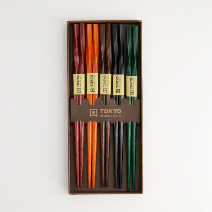 Tokyo Design Studio - Chopstick - Giftset/5 - Twist Colour - Image 3