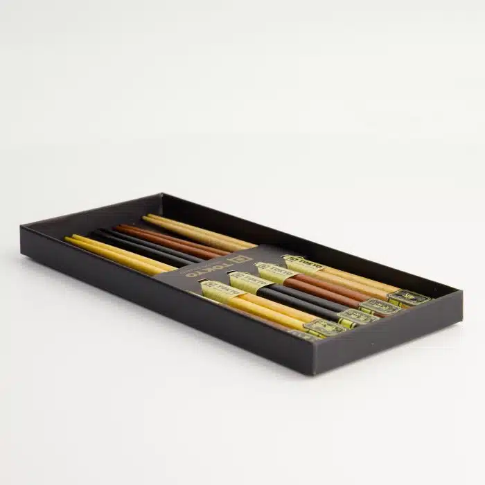 Tokyo Design Studio - Wooden Chopstick Gift Set - 5 Pairs - Image 5