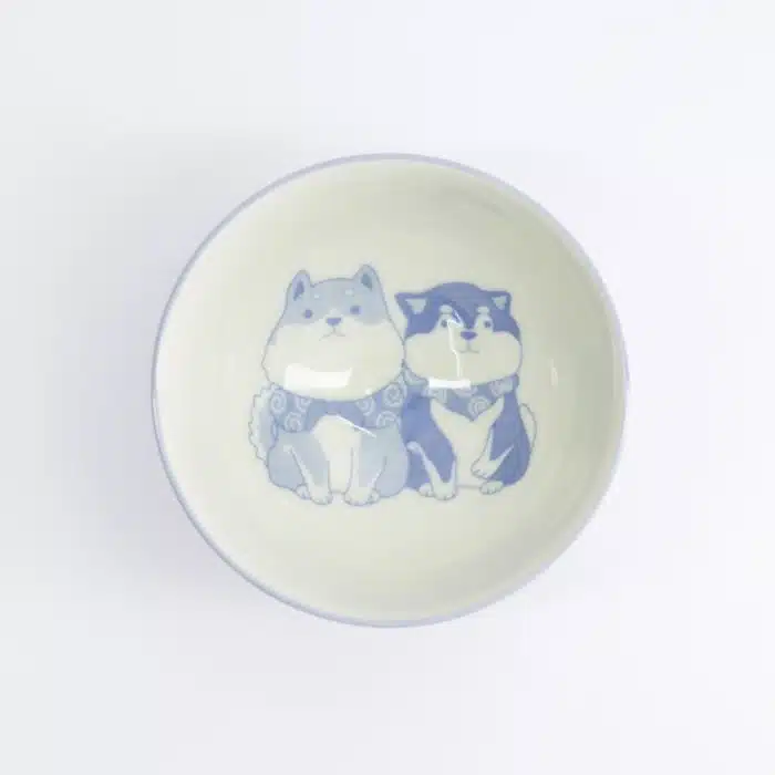 Tokyo Design Studio - Kawaii - Rice Bowl - Multi Shiba-Dog - 11.5x6.3cm - 300ml - Blue - Image 2
