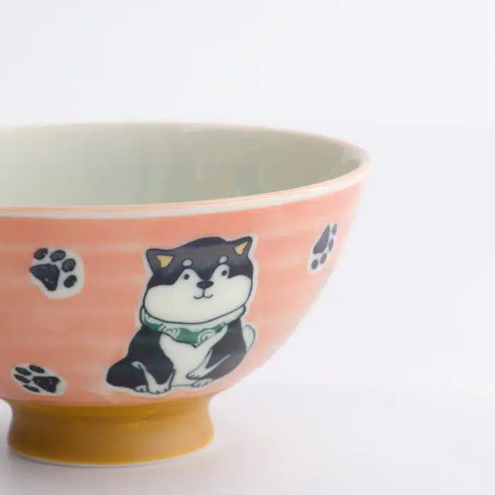 Tokyo Design Studio - Kawaii - Rice Bowl - Multi Shiba-Dog - 11.5x6.3cm - 300ml - Red - Image 4