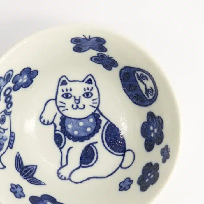 Tokyo Design Studio - Neko Maruke - Bowl - Yellow - 13.5x5cm - 370ml - Image 3