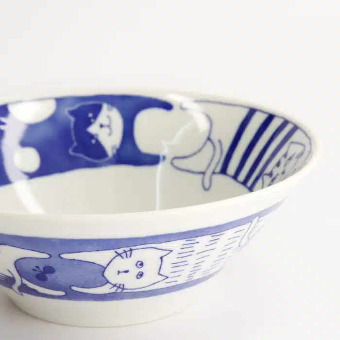Tokyo Design Studio - Neko Maruke - Cat Bowl - 20.5x7.5cm - 1100ml - Image 4