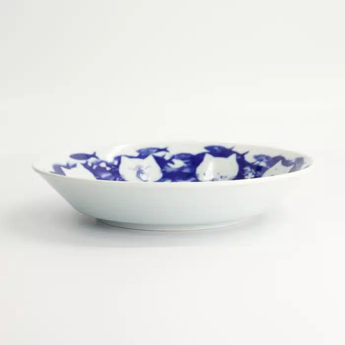Tokyo Design Studio - Neko Maruke - Cat - Shallow Bowl - 20.7x3.8cm - Image 3