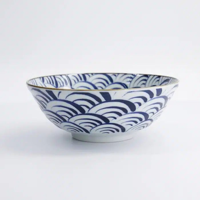 Tokyo Design Studio - Natsu - Nami - Ramen Bowl - Blue/White - 21x7.8cm - 1000ml - Image 3