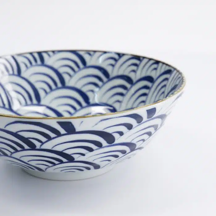 Tokyo Design Studio - Natsu - Nami - Ramen Bowl - Blue/White - 21x7.8cm - 1000ml - Image 4