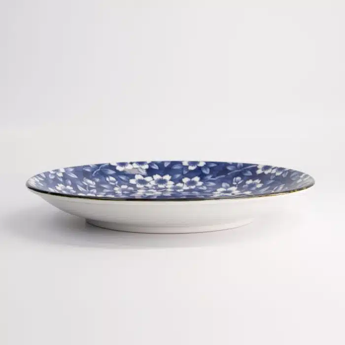 Tokyo Design Studio - Tokyo Blue - Sakura - Round Plate - 25x3.3cm - Image 3