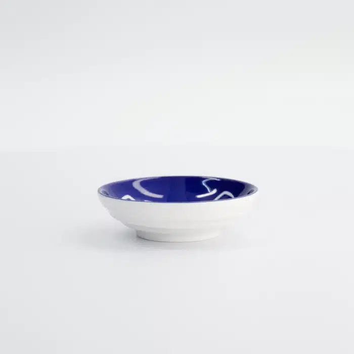Tokyo Design Studio - Kawaii - Lucky Cat - Sauce Plate - Blue - 9x2.5cm - Image 3