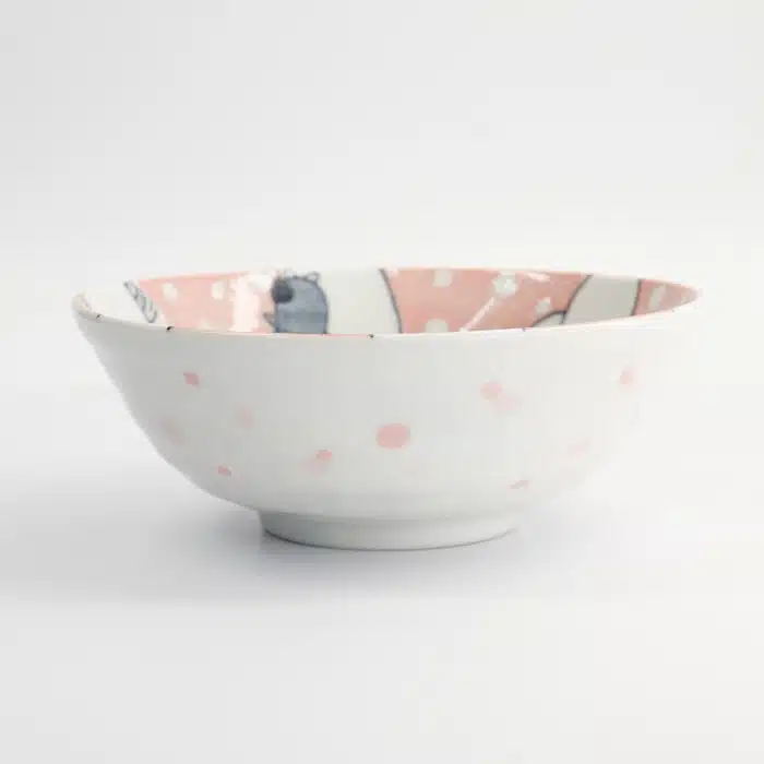 Tokyo Design Studio - Kawaii - Ramen Bowl - Animals - Pink - 21x7.8cm - 1000ml - Image 3