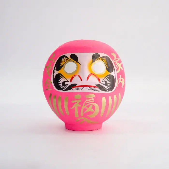 Pink Daruma Pop - 9 cm - Image 2