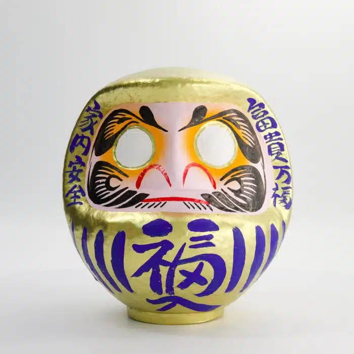 Golden Daruma Doll - 25 cm - Image 2