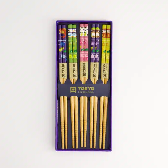 Tokyo Design Studio - Chopstick Gift Set - Spring Green - 5 Pairs - Image 3