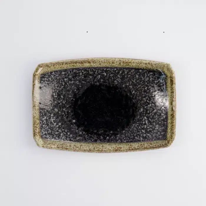 Tokyo Design Studio - Yuteki Koshui - Oval Plate - Green - 19x13x3cm - Image 2