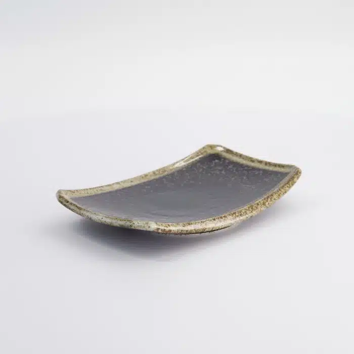 Tokyo Design Studio - Yuteki Koshui - Oval Plate - Green - 19x13x3cm - Image 3