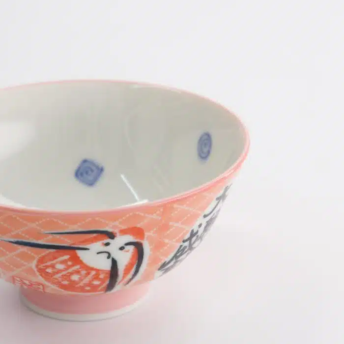 Tokyo Design Studio - Kawaii - Rice Bowl - 11.3x5.8cm - 300ml - Daruma - Pink - Image 4