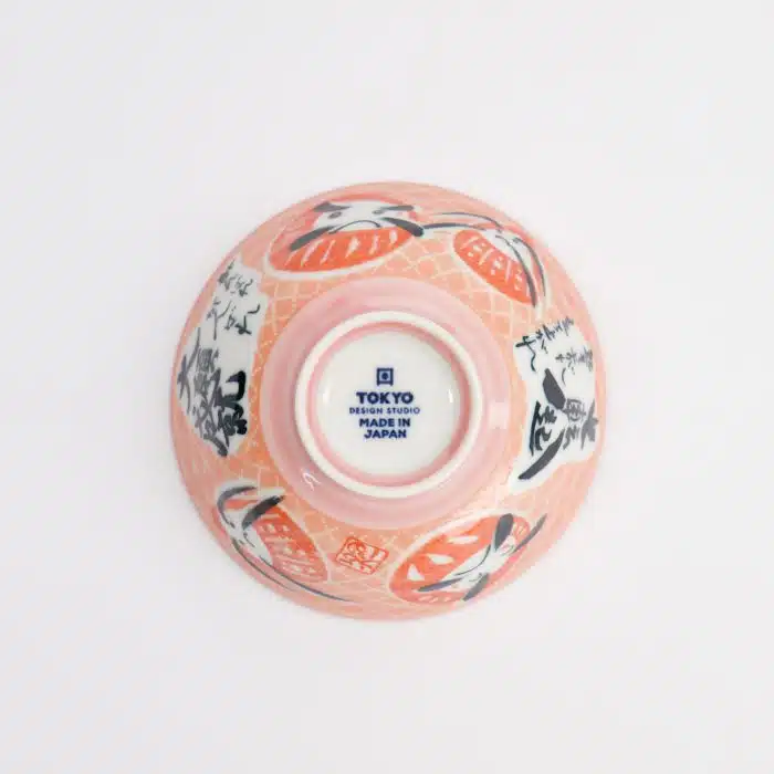 Tokyo Design Studio - Kawaii - Rice Bowl - 11.3x5.8cm - 300ml - Daruma - Pink - Image 5