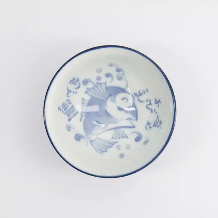 Tokyo Design Studio - Kawaii - Rice Bowls - 11.3x5.8cm - 300ml - Snapper Bowl - Blue - Image 2