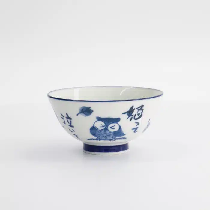 Tokyo Design Studio - Kawaii - Rice Bowl - 11.3x5.8cm - 300ml - Owl Bowl - Image 3