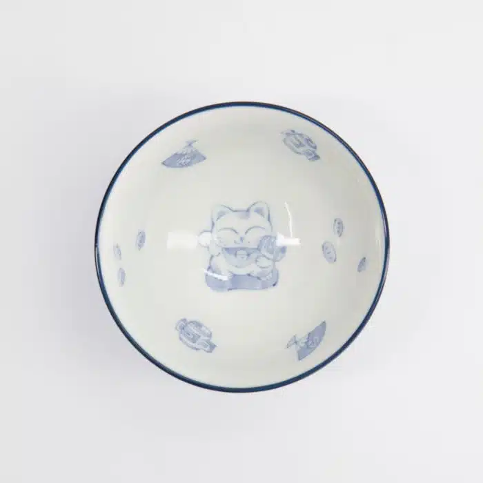 Tokyo Design Studio - Kawaii - Rice Bowl - 11.3x5.8cm - 300ml - Lucky Cat - Image 2