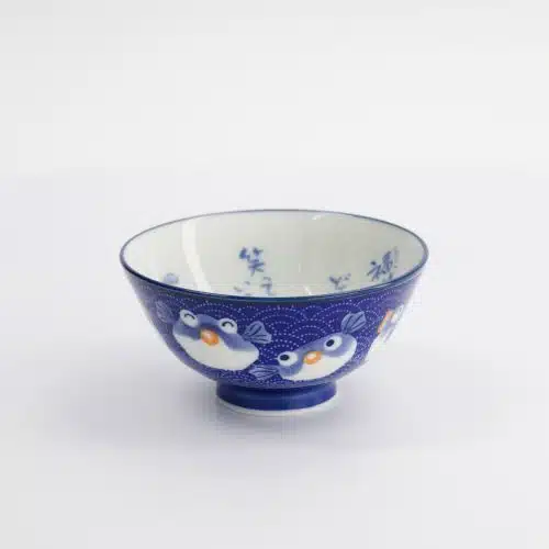 Tokyo Design Studio - Kawaii - Rijstkom - 11.3x5.8cm - 300ml - Kogelvis - Donkerblauw