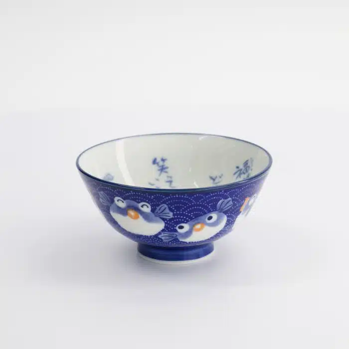 Tokyo Design Studio - Kawaii - Rijstkom - 11.3x5.8cm - 300ml - Kogelvis - Donkerblauw