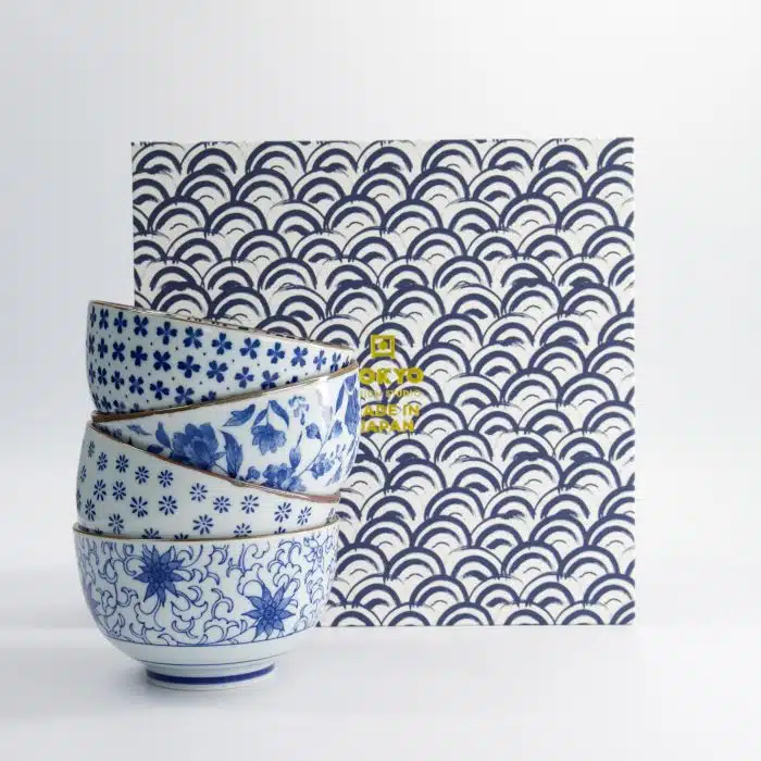Tokyo Design Studio - Mixed Bowls - Bowl - 4 Piece Giftset - 13.2x7.2cm - 500ml - Image 4