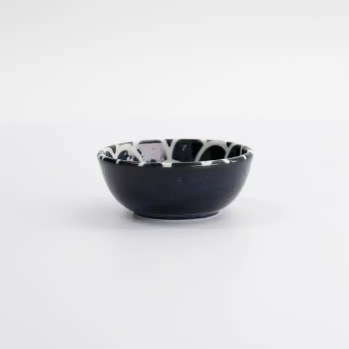 Tokyo Design Studio - Navy Blue - Bowl - 8.5x3.4 cm - Mermaid Design - Image 3