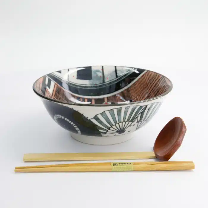 Tokyo Design Studio - Geisha - Ramen Gift Set - 3-Piece - 20.5x8cm - 1250ml - Image 3