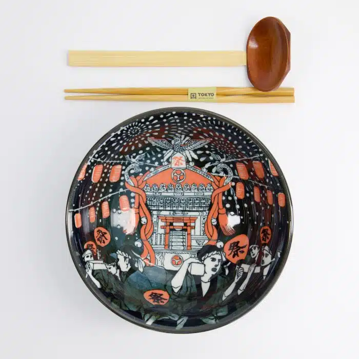 Tokyo Design Studio - Matsuri - 3-Piece Ramen Bowl Set - 20.5x8cm - 1250ml - Image 2