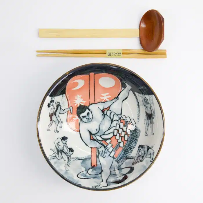 Tokyo Design Studio - Asakusa - 3-piece Ramen Gift Set - 20.5x8 cm - 1250 ml - Sumo - Image 2