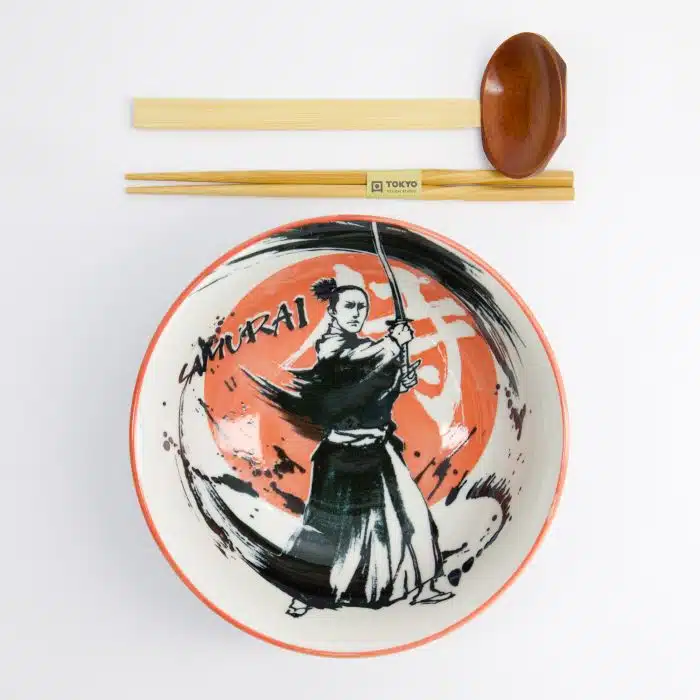 Tokyo Design Studio - Asakusa - 3-Piece Ramen Gift Set - 20.5x8 cm - 1250 ml - Samurai - Image 2