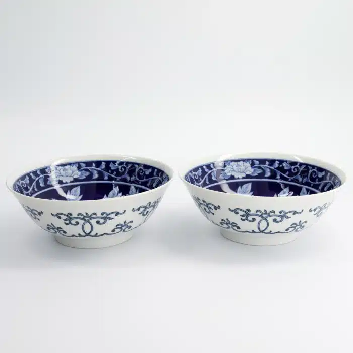 Tokyo Design Studio - Ramen Bowl - Blue - 2-Piece Gift Set - 19x7.5 cm - 1100 ml - Image 3