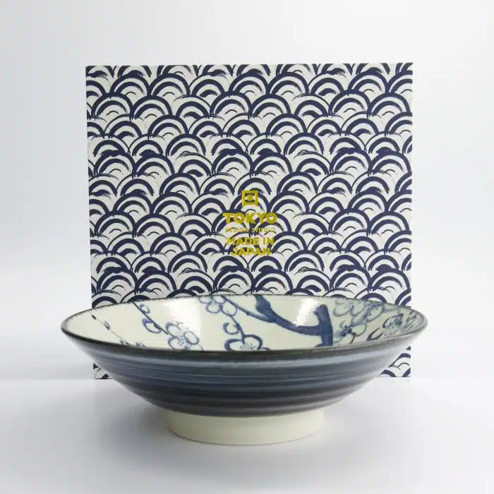Tokyo Design Studio - Ramen Bowl Gift Set - 1 piece - 25.2x7.7cm - 1400ml - Blue/White - Image 4