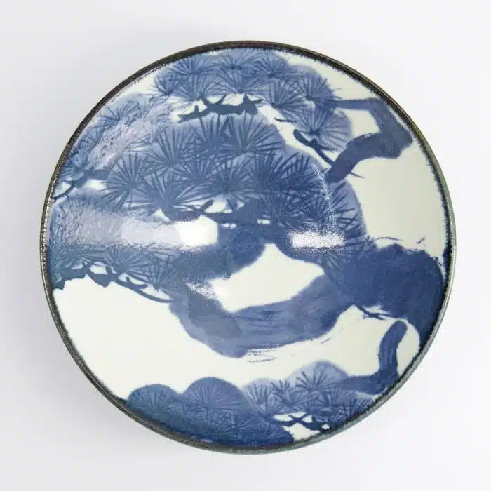 Tokyo Design Studio - Ramen Bowl - 1-Piece Gift Set - 25.2x7.7cm - 1400ml - Blue/White - Image 2