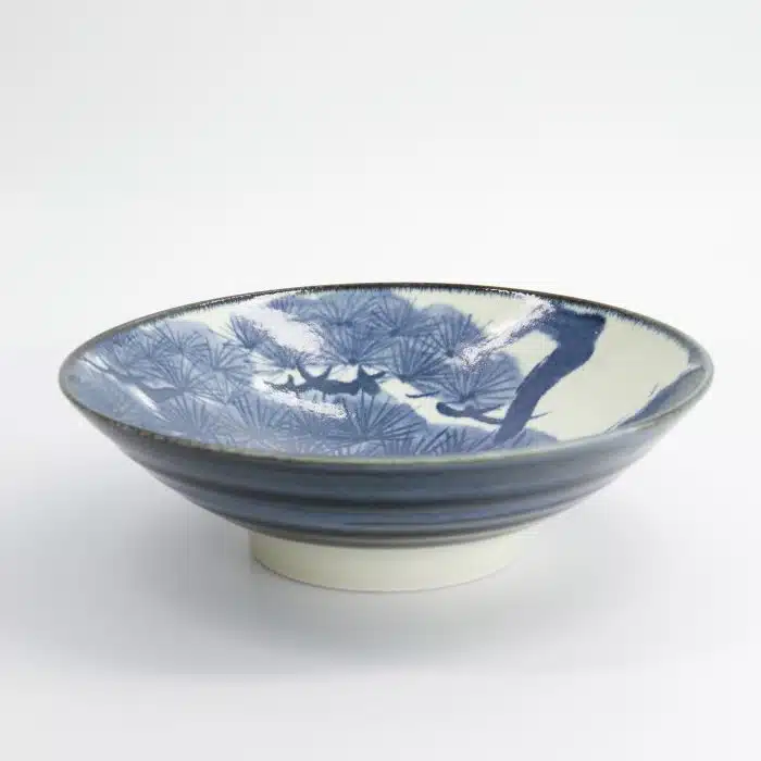 Tokyo Design Studio - Ramen Bowl - 1-Piece Gift Set - 25.2x7.7cm - 1400ml - Blue/White - Image 3