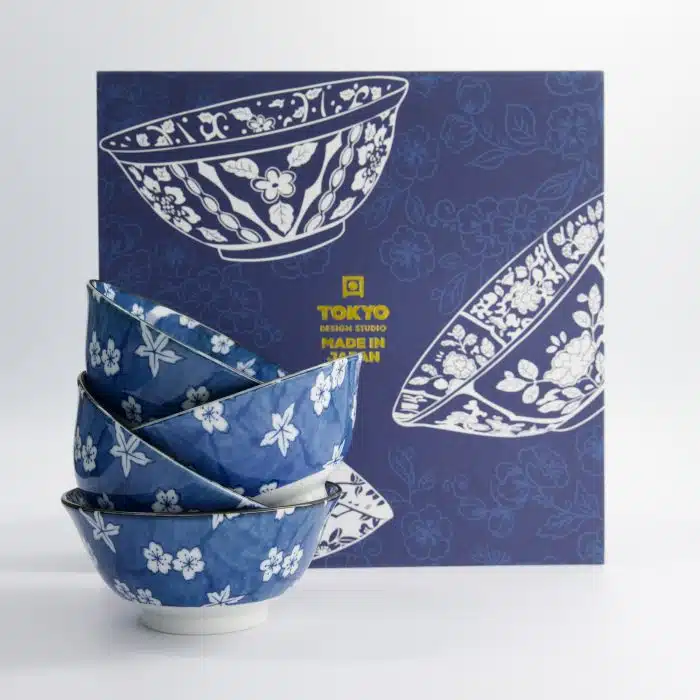 Tokyo Design Studio - Sakura Momiji - Bowls - 4pcs Gift Set - 15x7cm - 500ml - Image 4