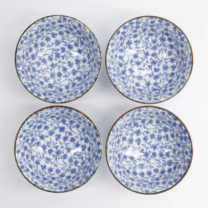Tokyo Design Studio - Kara Hana - Bowl Set - 4 Pieces - 15x7cm - 500ml - Image 2