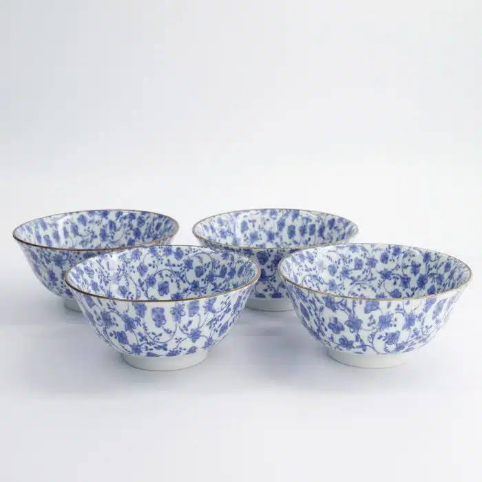 Tokyo Design Studio - Kara Hana - Bowl Set - 4 Pieces - 15x7cm - 500ml - Image 3
