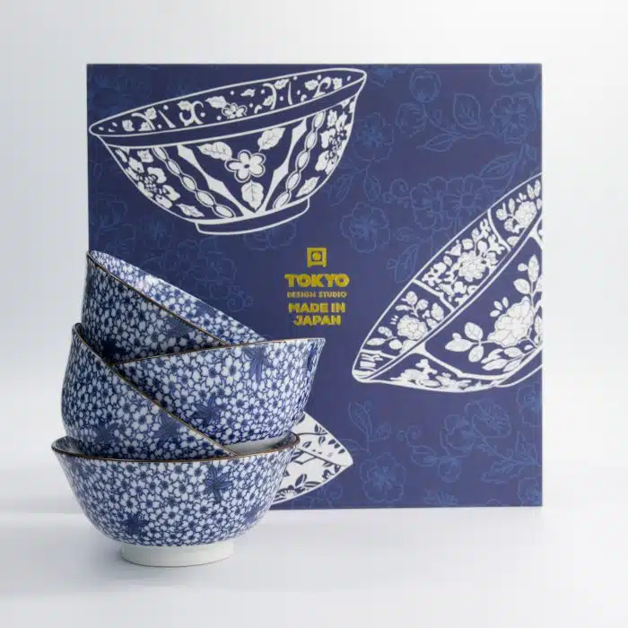 Tokyo Design Studio - Haru Aki - Mixed Bowls - 4pcs Gift Set - 15x7cm - 500ml - Image 4